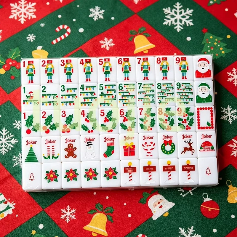 Christmas Mahjong Set – Festive Holiday Edition