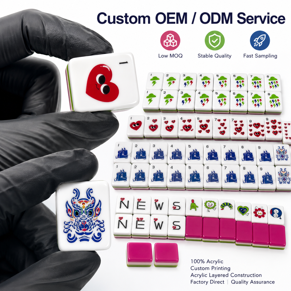 Mood Storm American Mahjong Set | Bold Expressive Emotion-Themed Tile Game