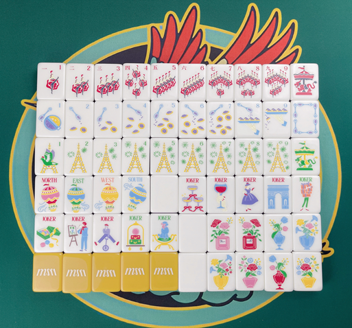 City Life American Mahjong Set | Modern Urban-Inspired Tile Game