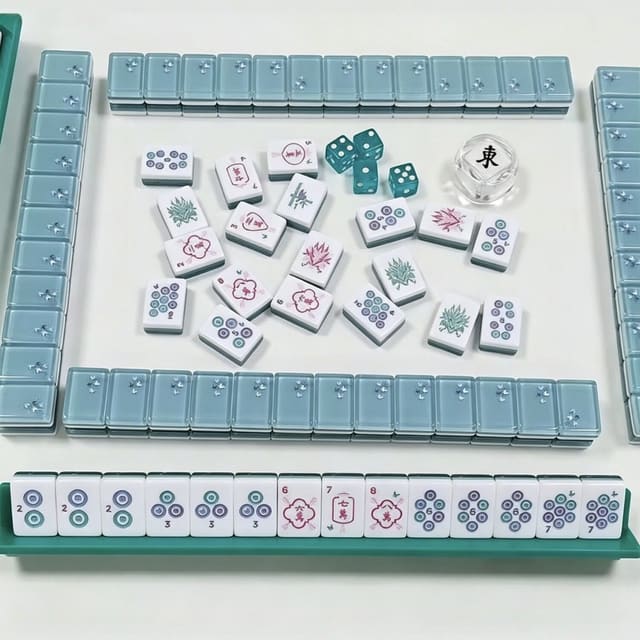 Butterfly American Mahjong Set — American Mahjong tile set pack shot