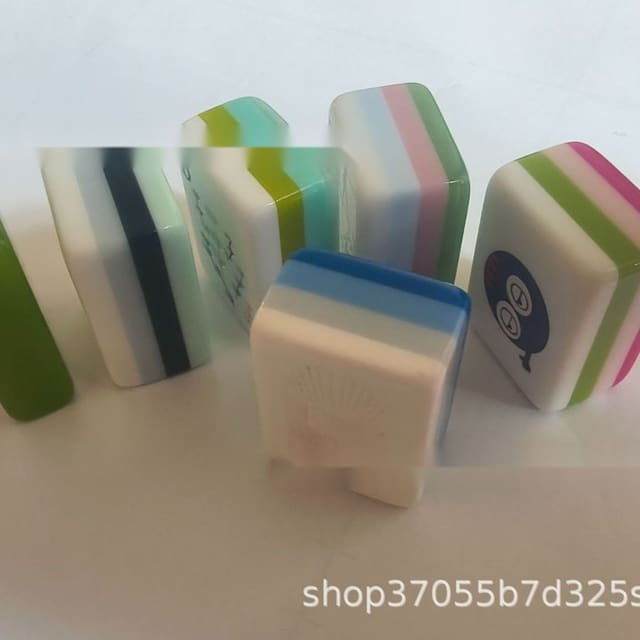 Custom Artwork American Mahjong Set — American Mahjong tile set pack shot
