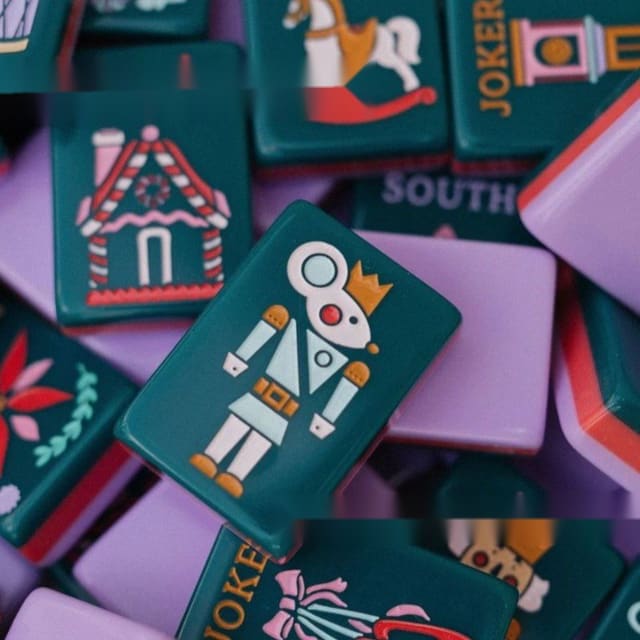 Nutcracker American Mahjong Set — American Mahjong tile set pack shot