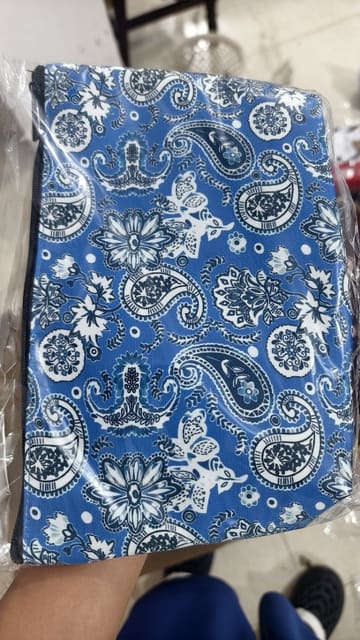 Paisley Print Mahjong Travel Pouch — Travel American Mahjong board cover