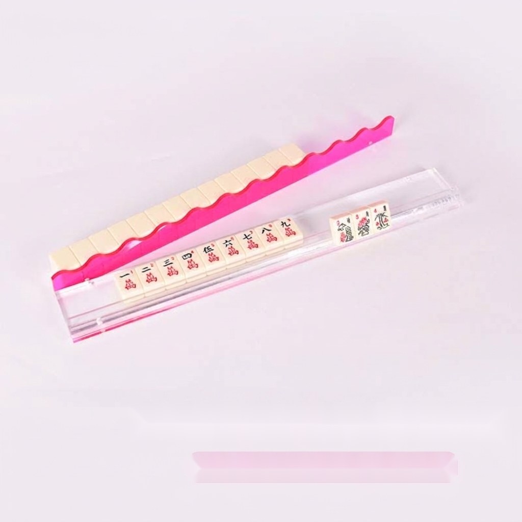 Rose Acrylic American Mahjong Racks & Pushers (Set of 4) — pack shot 1 of 3